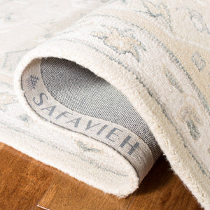 Safavieh Micro Loop 505 Hand Tufted Wool and Cotton with Latex Traditional Rug MLP505B-9SQ