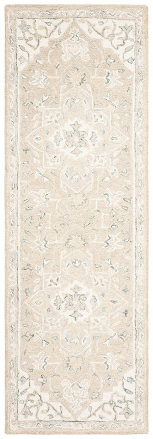 Safavieh Micro Loop 505 Hand Tufted Wool and Cotton with Latex Traditional Rug MLP505F-7SQ