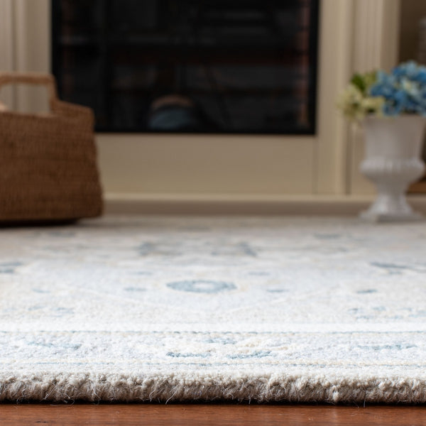 Safavieh Micro Loop 505 Hand Tufted Wool and Cotton with Latex Traditional Rug MLP505F-7SQ