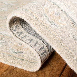 Safavieh Micro Loop 505 Hand Tufted Wool and Cotton with Latex Traditional Rug MLP505F-7SQ