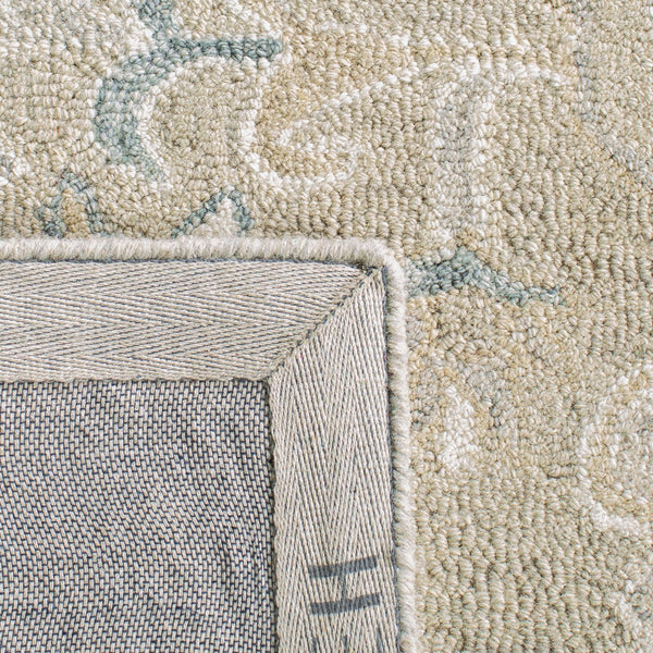 Safavieh Micro Loop 505 Hand Tufted Wool and Cotton with Latex Traditional Rug MLP505F-7SQ