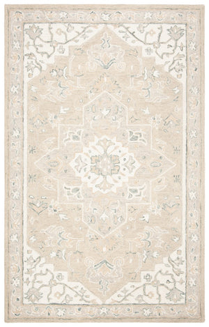 Safavieh Micro Loop 505 Hand Tufted Wool and Cotton with Latex Traditional Rug MLP505F-7SQ