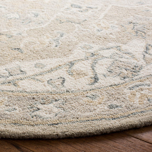 Safavieh Micro Loop 505 Hand Tufted Wool and Cotton with Latex Traditional Rug MLP505F-7SQ