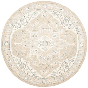Safavieh Micro Loop 505 Hand Tufted Wool and Cotton with Latex Traditional Rug MLP505F-7SQ