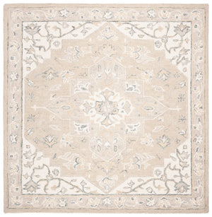 Safavieh Micro Loop 505 Hand Tufted Wool and Cotton with Latex Traditional Rug MLP505F-7SQ