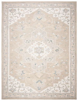 Safavieh Micro Loop 505 Hand Tufted Wool and Cotton with Latex Traditional Rug MLP505F-7SQ