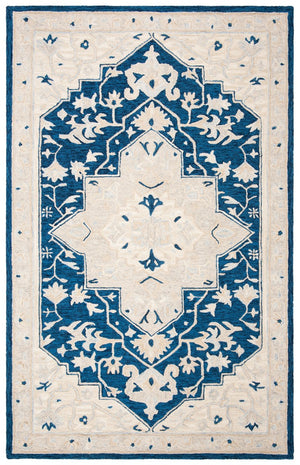 Safavieh Micro Loop 505 Hand Tufted Wool and Cotton with Latex Traditional Rug MLP505N-24