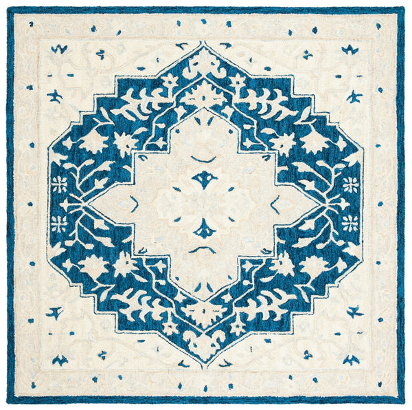 Safavieh Micro Loop 505 Hand Tufted Wool and Cotton with Latex Traditional Rug MLP505N-24