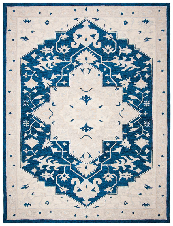 Safavieh Micro Loop 505 Hand Tufted Wool and Cotton with Latex Traditional Rug MLP505N-24