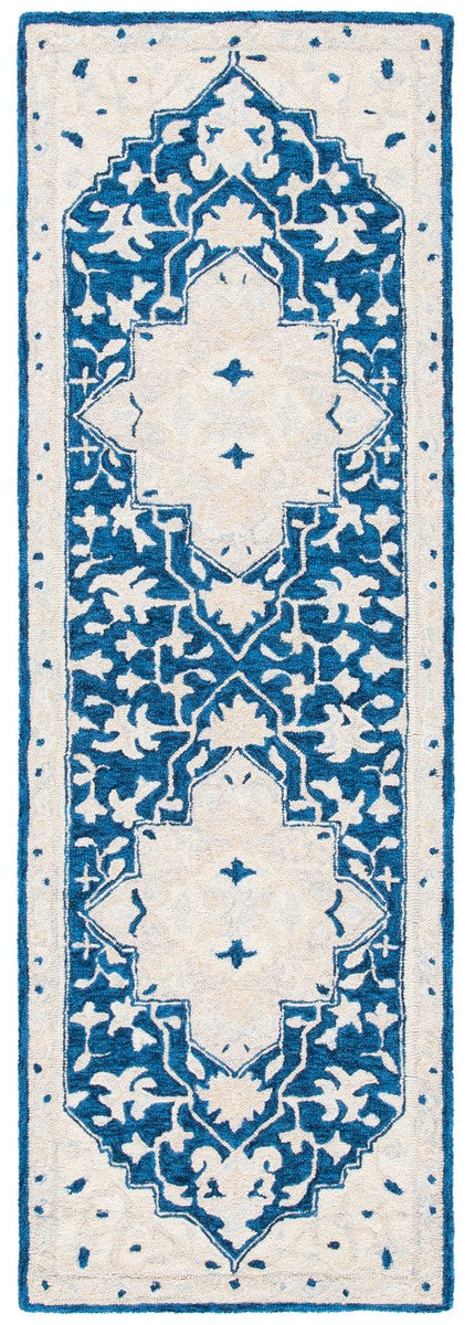 Safavieh Micro Loop 505 Hand Tufted Wool and Cotton with Latex Traditional Rug MLP505N-24