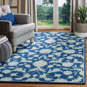 Safavieh Micro Loop 506 Hand Tufted Wool and Cotton with Latex Traditional Rug MLP506N-24
