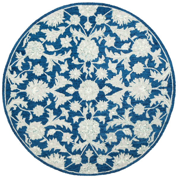 Safavieh Micro Loop 506 Hand Tufted Wool and Cotton with Latex Traditional Rug MLP506N-24