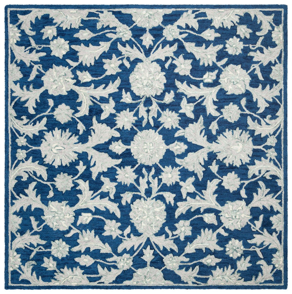 Safavieh Micro Loop 506 Hand Tufted Wool and Cotton with Latex Traditional Rug MLP506N-24