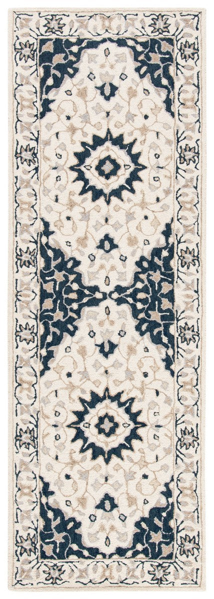 Safavieh Micro Loop 508 Hand Tufted Wool and Cotton with Latex Traditional Rug MLP508A-27