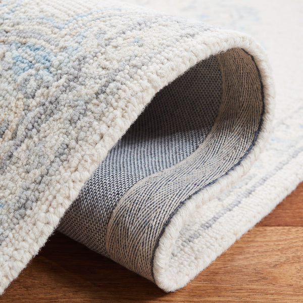 Safavieh Micro-Loop 516 Hand Tufted Wool and Cotton with Latex Rug MLP516A-4