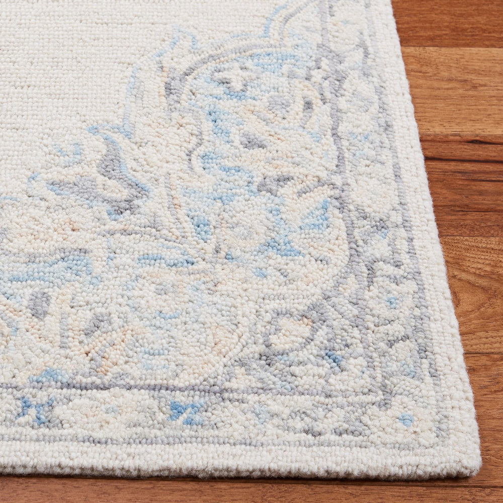 Safavieh Micro-Loop 516 Hand Tufted Wool and Cotton with Latex Rug MLP516A-4