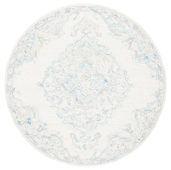 Safavieh Micro-Loop 516 Hand Tufted Wool and Cotton with Latex Rug MLP516A-5R