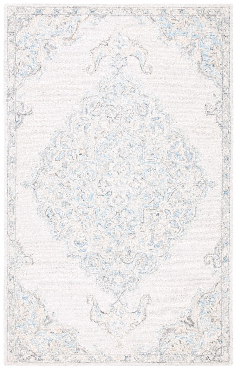 Safavieh Micro-Loop 516 Hand Tufted Wool and Cotton with Latex Rug MLP516A-4