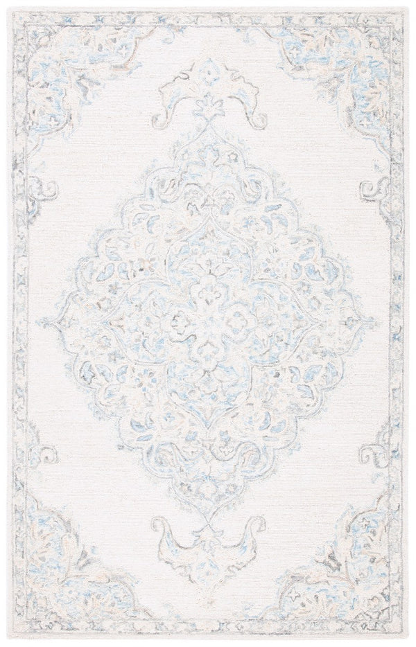 Safavieh Micro-Loop 516 Hand Tufted Wool and Cotton with Latex Rug MLP516A-4