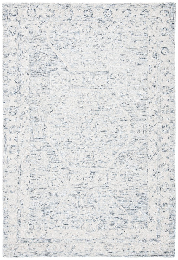 Safavieh Micro-Loop 524 Hand Tufted Wool and Cotton with Latex Rug MLP524H-7SQ