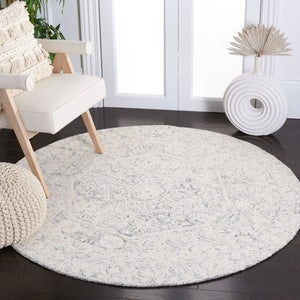Safavieh Micro-Loop 524 Hand Tufted Wool and Cotton with Latex Rug MLP524H-7SQ