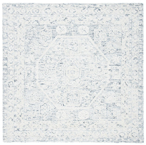 Safavieh Micro-Loop 524 Hand Tufted Wool and Cotton with Latex Rug MLP524H-7SQ