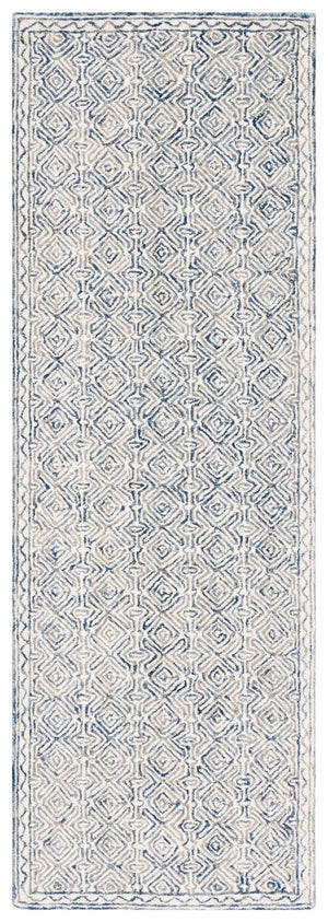 Safavieh Micro-Loop 526 Hand Tufted Wool and Cotton with Latex Rug MLP526N-7SQ