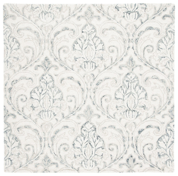 Safavieh Micro-Loop 532 Hand Tufted Wool and Cotton with Latex Contemporary Rug MLP532F-7SQ