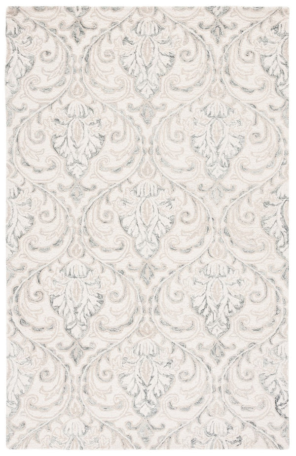 Safavieh Micro-Loop 532 Hand Tufted Wool and Cotton with Latex Contemporary Rug MLP532F-7SQ