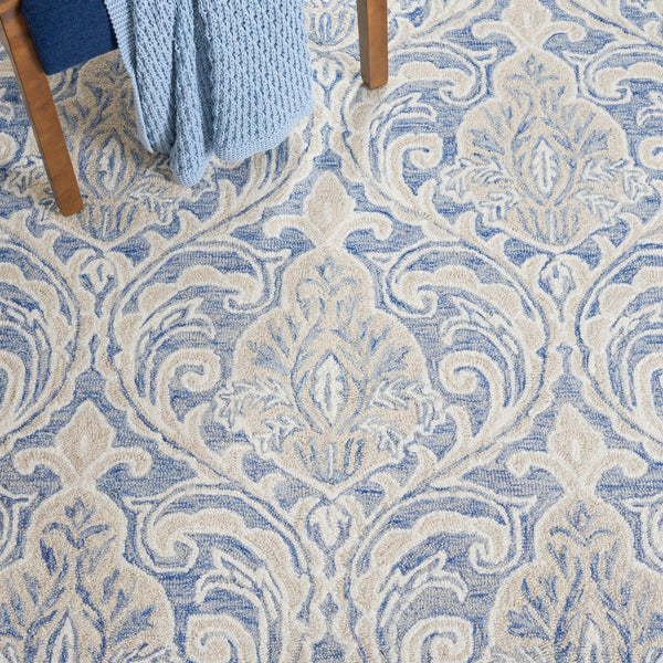 Safavieh Micro-Loop 532 Hand Tufted Wool and Cotton with Latex Contemporary Rug MLP532M-6