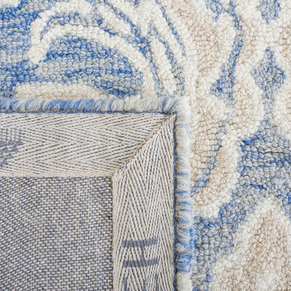 Safavieh Micro-Loop 532 Hand Tufted Wool and Cotton with Latex Contemporary Rug MLP532M-6