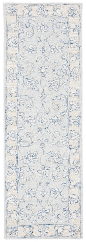Safavieh Micro-Loop 535 Hand Tufted Wool and Cotton with Latex Contemporary Rug MLP535M-7SQ