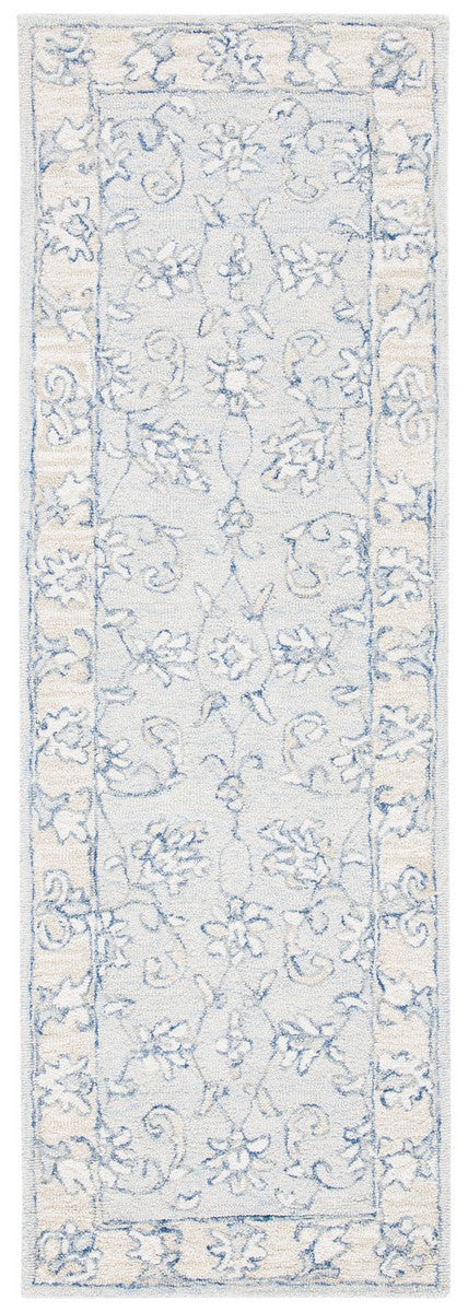Safavieh Micro-Loop 535 Hand Tufted Wool and Cotton with Latex Contemporary Rug MLP535M-7SQ