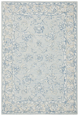 Safavieh Micro-Loop 535 Hand Tufted Wool and Cotton with Latex Contemporary Rug MLP535M-7SQ