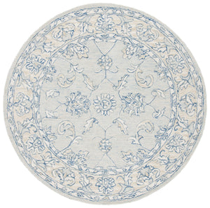 Safavieh Micro-Loop 535 Hand Tufted Wool and Cotton with Latex Contemporary Rug MLP535M-7SQ