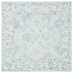 Safavieh Micro-Loop 535 Hand Tufted Wool and Cotton with Latex Contemporary Rug MLP535M-7SQ