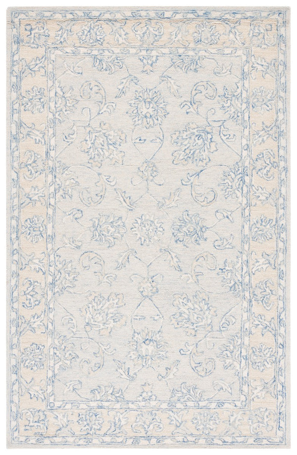 Safavieh Micro-Loop 535 Hand Tufted Wool and Cotton with Latex Contemporary Rug MLP535M-7SQ