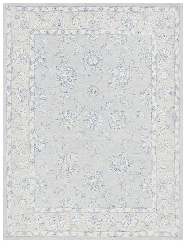 Safavieh Micro-Loop 535 Hand Tufted Wool and Cotton with Latex Contemporary Rug MLP535M-7SQ