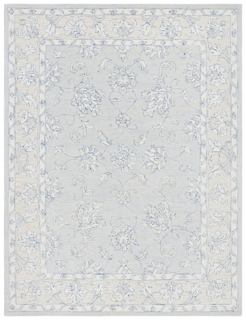 Safavieh Micro-Loop 535 Hand Tufted Wool and Cotton with Latex Contemporary Rug MLP535M-7SQ