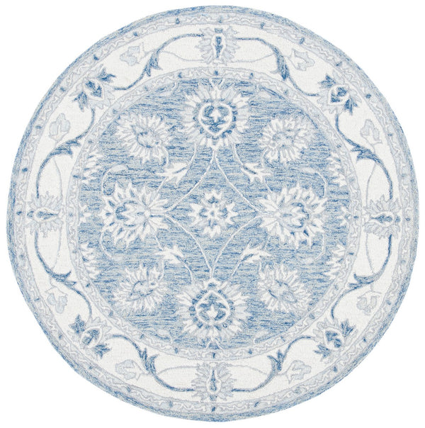 Safavieh Micro-Loop 536 Hand Tufted Wool and Cotton with Latex Contemporary Rug MLP536M-3