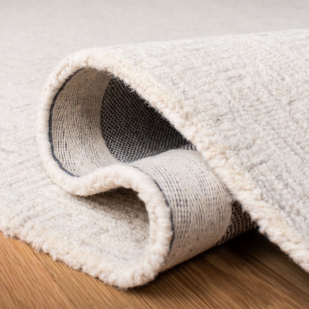 Loop Pile Wool Rug Micro-Loop 537 Contemporary Hand Tufted 100% Wool Pile Rug – English Elm