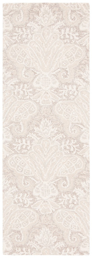 Safavieh Micro-Loop 539 Hand Tufted Wool and Cotton with Latex Contemporary Rug MLP539B-7SQ