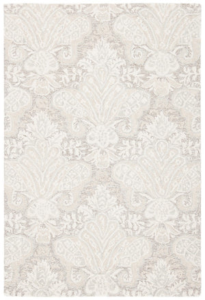 Safavieh Micro-Loop 539 Hand Tufted Wool and Cotton with Latex Contemporary Rug MLP539B-7SQ