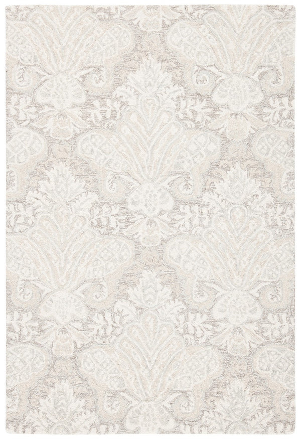 Safavieh Micro-Loop 539 Hand Tufted Wool and Cotton with Latex Contemporary Rug MLP539B-7SQ