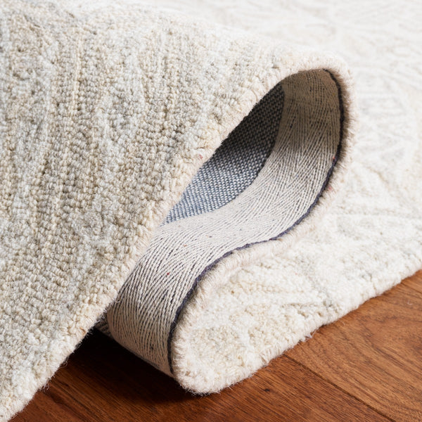 Safavieh Micro-Loop 539 Hand Tufted Wool and Cotton with Latex Contemporary Rug MLP539B-7SQ