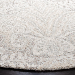 Safavieh Micro-Loop 539 Hand Tufted Wool and Cotton with Latex Contemporary Rug MLP539B-7SQ