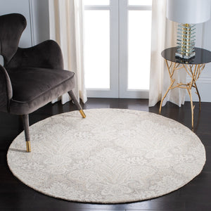 Safavieh Micro-Loop 539 Hand Tufted Wool and Cotton with Latex Contemporary Rug MLP539B-7SQ