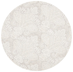 Safavieh Micro-Loop 539 Hand Tufted Wool and Cotton with Latex Contemporary Rug MLP539B-7SQ