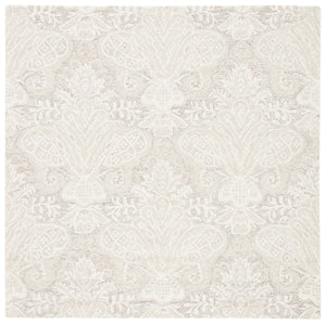 Safavieh Micro-Loop 539 Hand Tufted Wool and Cotton with Latex Contemporary Rug MLP539B-7SQ