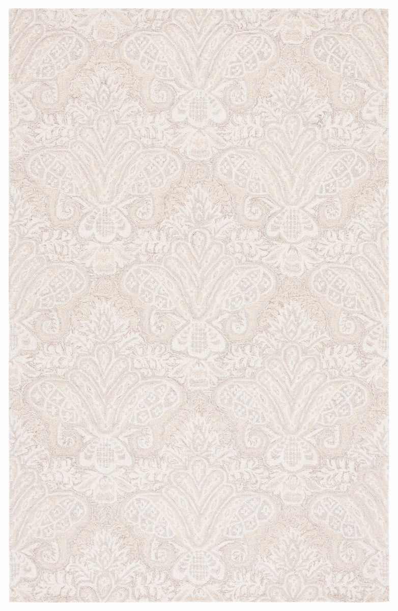 Safavieh Micro-Loop 539 Hand Tufted Wool and Cotton with Latex Contemporary Rug MLP539B-7SQ